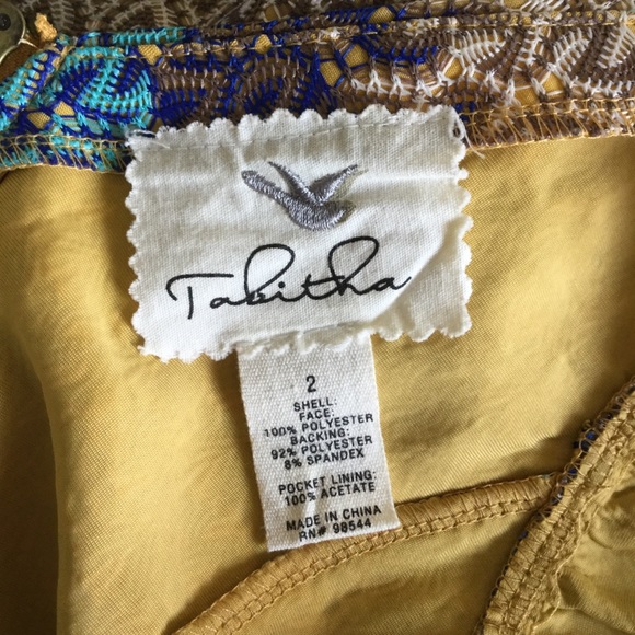 Anthropologie Tabitha Tea House Dress Size 2 - Picture 6 of 6